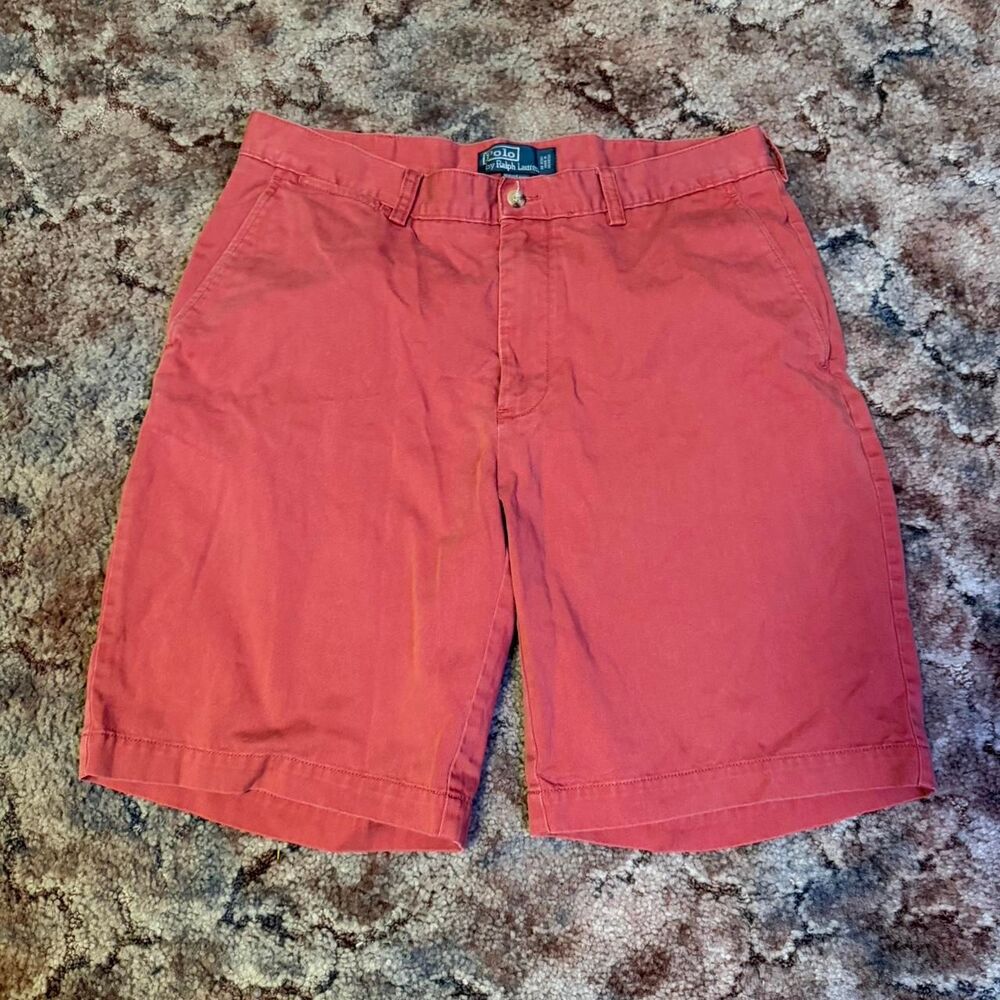 Vintage 00s Ralph Lauren Chino shorts Size 34" golf 100% cotton Summer